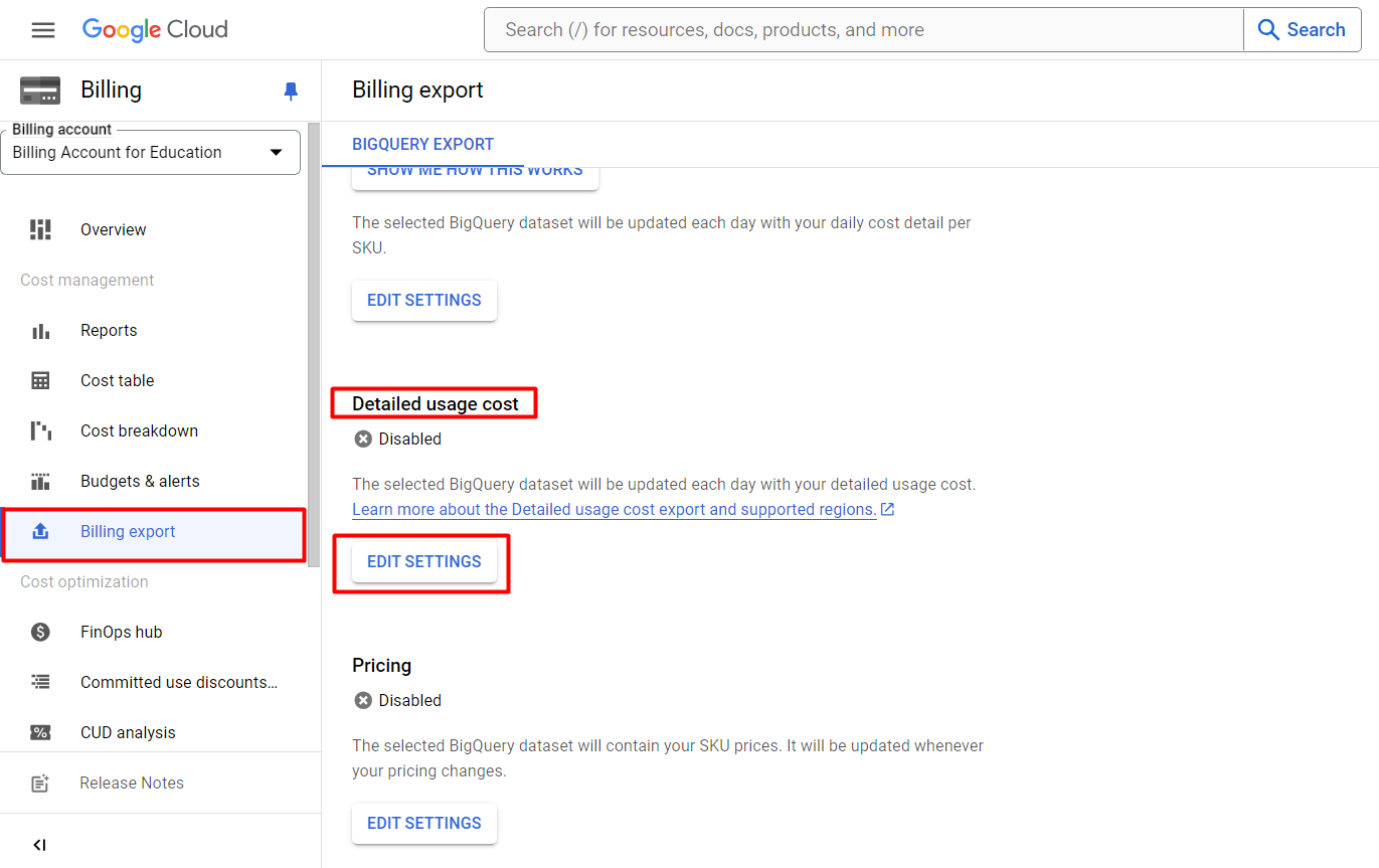 Latihan Export Billing ke BigQuery | Menjadi Google Cloud Architect | Dicoding Indonesia