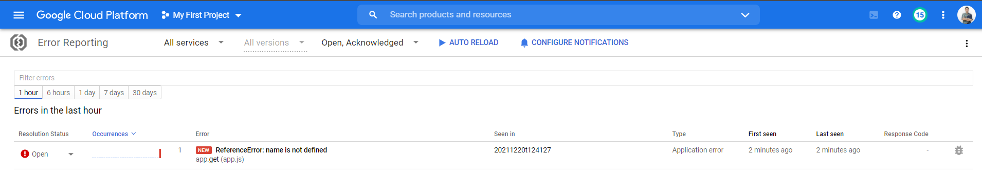 Error Reporting | Menjadi Google Cloud Engineer | Dicoding Indonesia