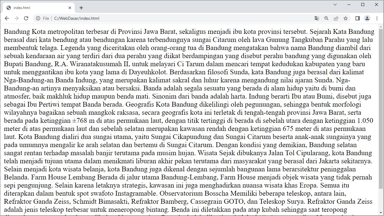 Latihan: Membangun Halaman Web Pertama (Halaman Profil) | Belajar Dasar Pemrograman Web | Dicoding Indonesia