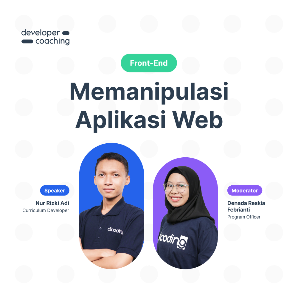 DevCoach 123 Front End Memanipulasi Aplikasi Web Dicoding Indonesia