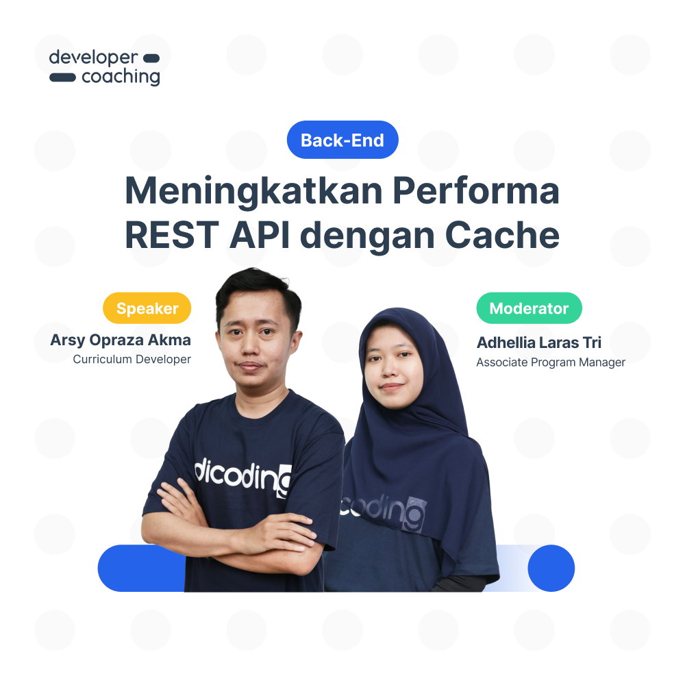 DevCoach 134 : Back-End | Meningkatkan performa REST API dengan Cache ...