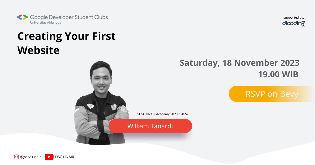 Creating Your First Website - Dicoding Indonesia