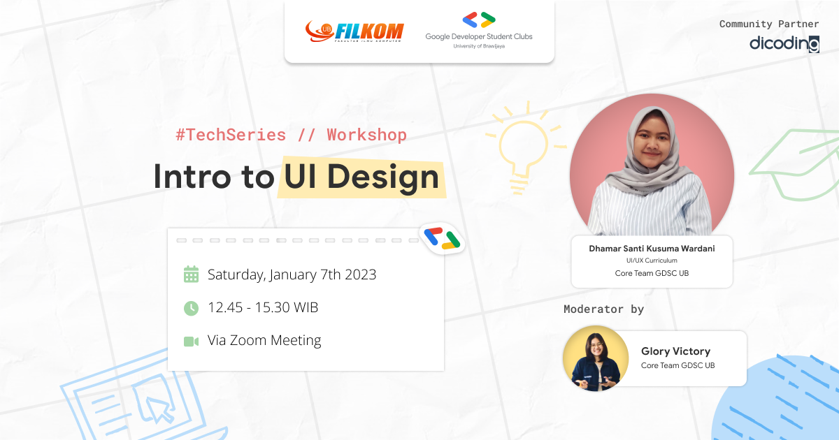 #ProductSeries Workshop: “Intro to UI Design” - Dicoding Indonesia